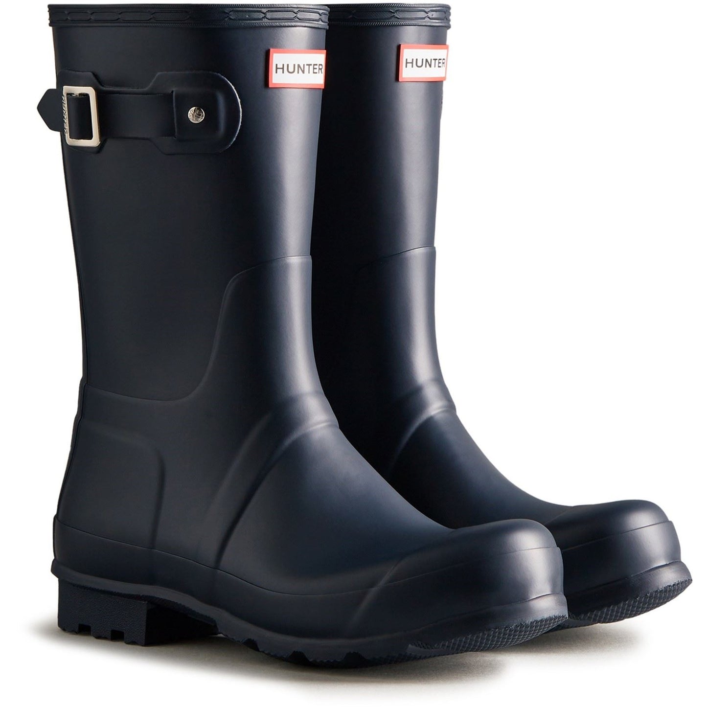 Hunter Men's Original Short Wellington Boots in Navy