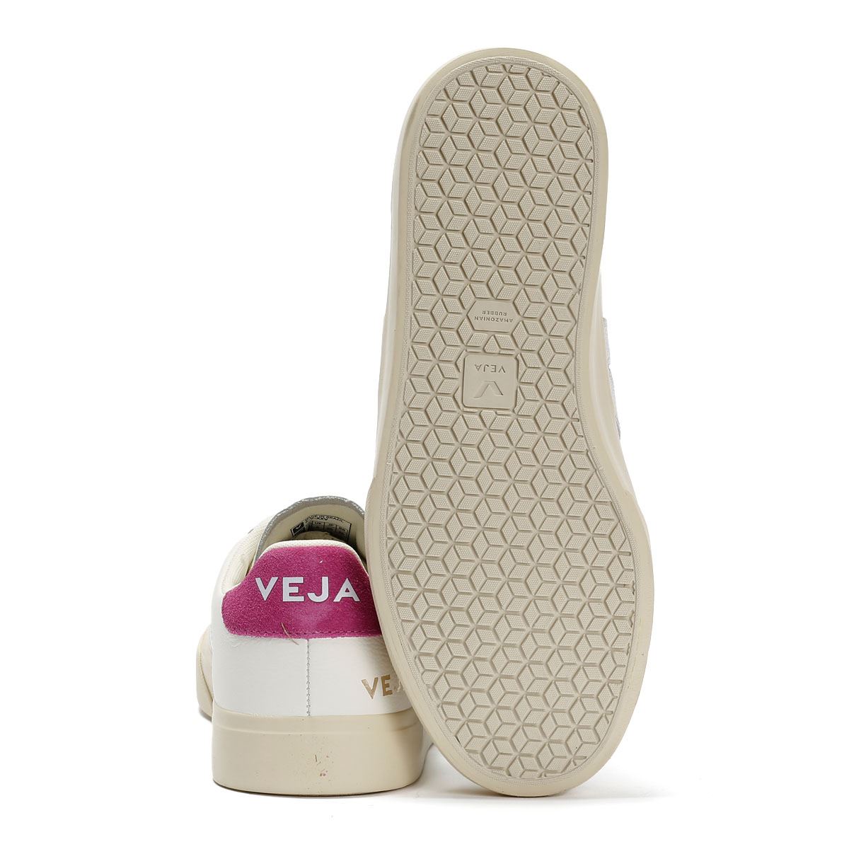 Veja Campo Leather Women's White/Silver/UltraViolet Trainers