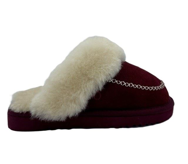 Osprey London The Celeste Suede Women's Merlot Slippers