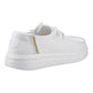 HEYDUDE Wendy Rise Perf Canvas Polyester Blend Women's White Moccasins Shoes
