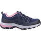 Cotswold Wychwood Low Recycled Plastic+Synthetic Pu Women's Navy/Pink Hiking Boots