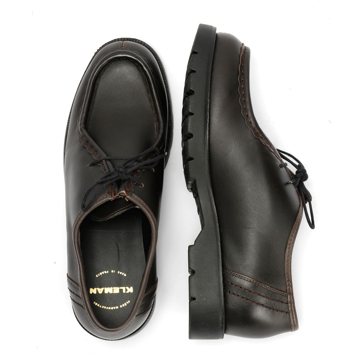 Kleman Padror Leather Men's Brown/Black Shoes