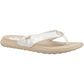 HEYDUDE Women's Christi Flip Classic Sandal in Gold