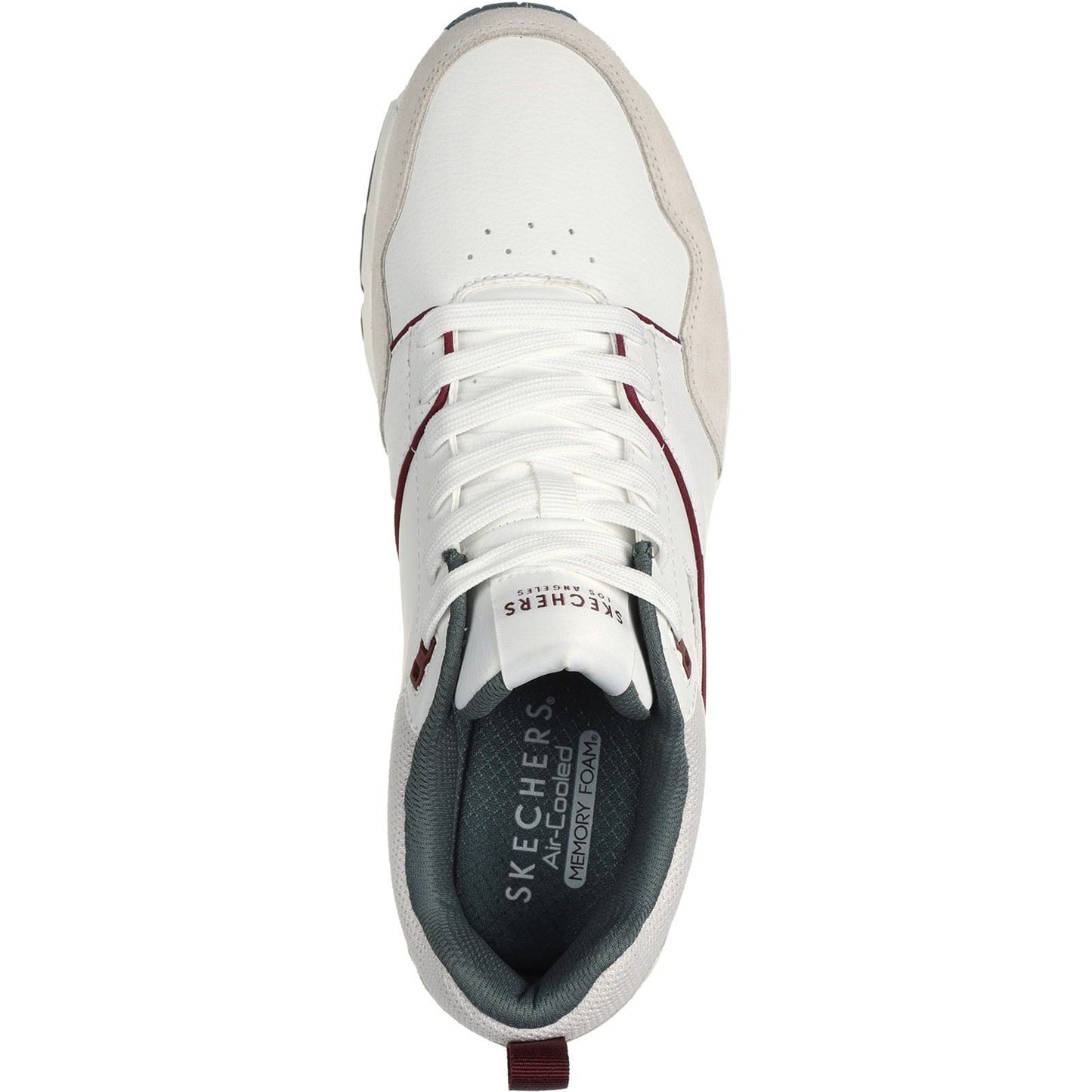 Skechers Men's Uno - Retro One Trainer in White/Grey