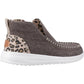 HEYDUDE Women's Denny Heavy Canvas Boot in Leopard