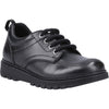 Hush Puppies Keeley Leather Youth Black Lace-Up Shoes