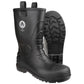 Amblers Safety FS90 Waterproof PVC Pull on Safety Rigger Boot in Black