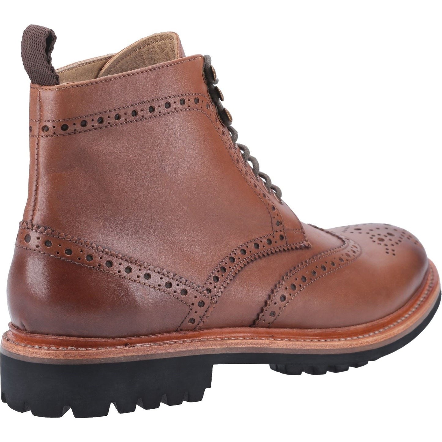 Cotswold Men's Rissington Commando Goodyear Welt Boot in Brown