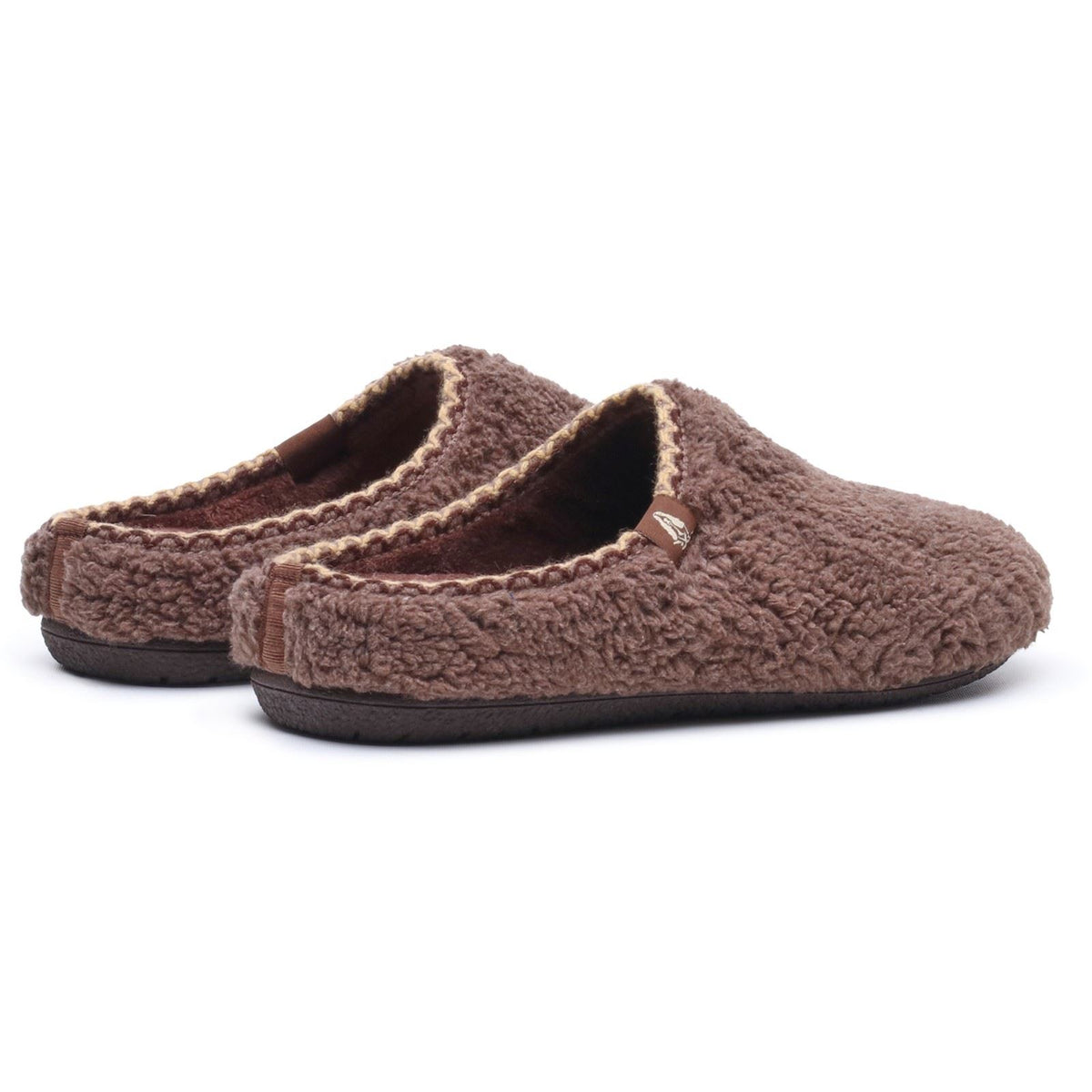 Hush Puppies Good Textile Women's Chocolate Slippers