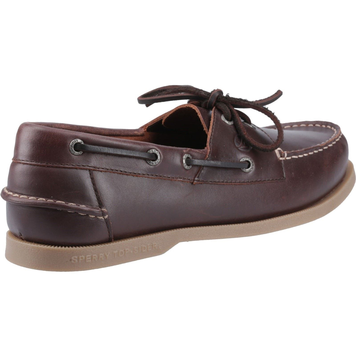 Sperry Tacoma Leather Men's Brown Boat Shoes