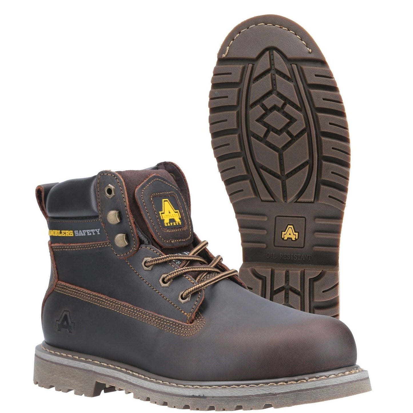 Amblers Safety Unisex FS164 Industrial Safety Boot in Brown