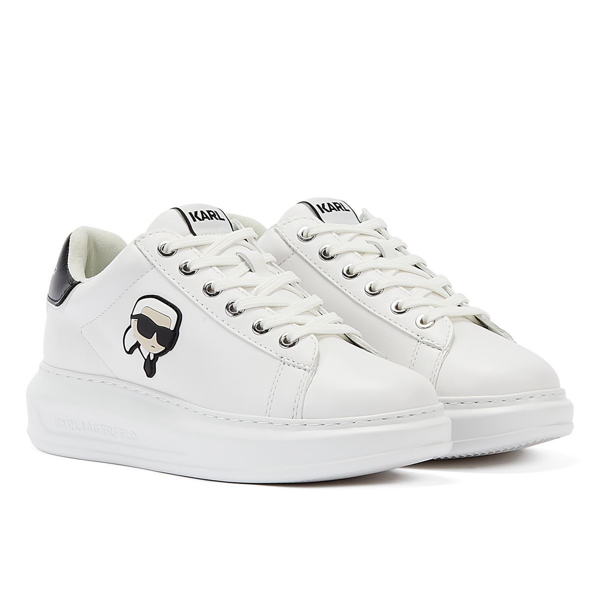 Karl Lagerfeld - KL62530N-011 WOMENS KAPRI KARL NFT LO LACE WHITE