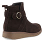Hush Puppies Lyra Suede Women's Chocolate Boots