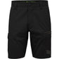 Hard Yakka Men's Raptor Active Mid-Short in Black