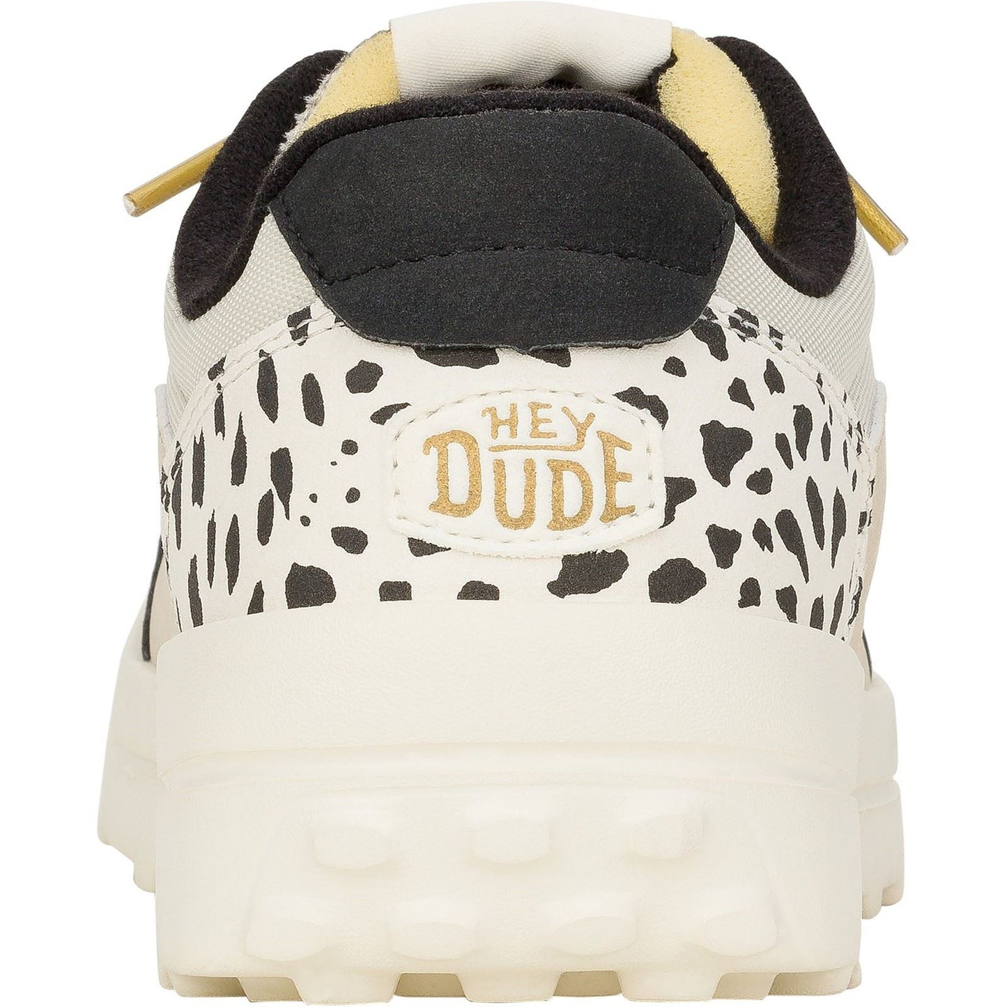 HEYDUDE Women's Hayden Shine Trainers in Ivory/Multi