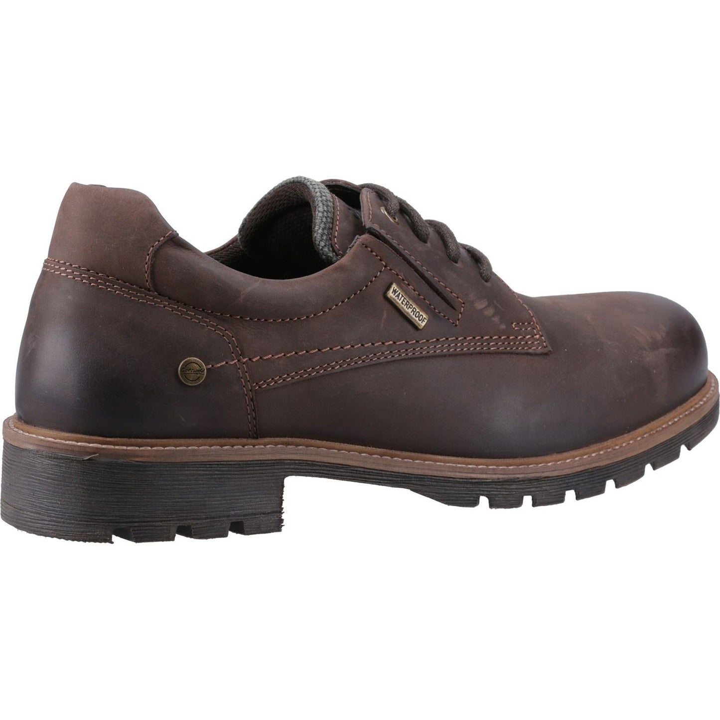Cotswold Ebrington Leather Men's Brown Lace-Up Shoes
