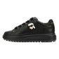 Karl Lagerfeld Kapri Lug Karl NFT Lo Lace Leather Women's Black Trainers