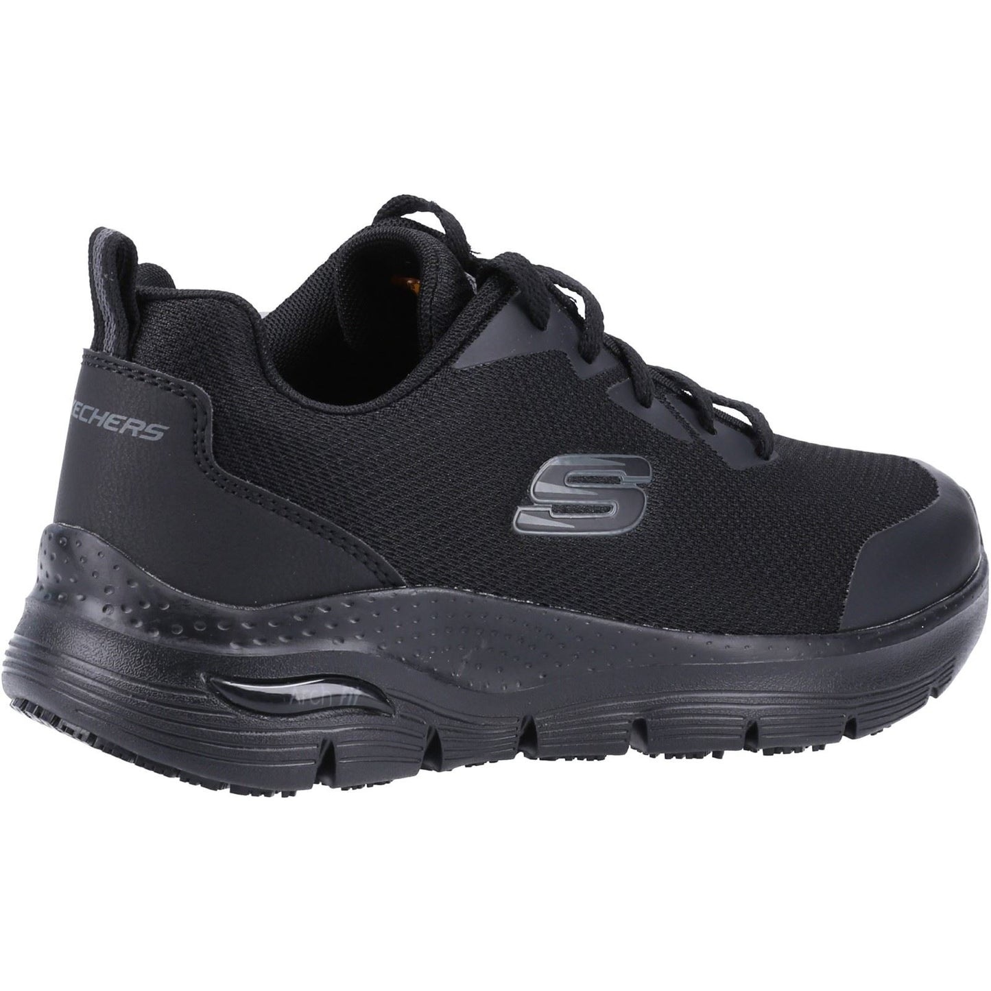 Skechers Workwear Arch Fit Sr Polyester Women's Black Safety Trainers