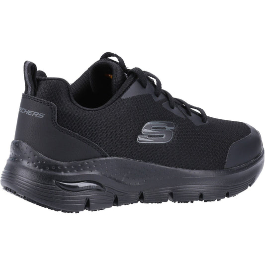 Skechers Workwear Arch Fit Sr Polyester Women's Black Safety Trainers