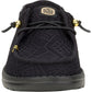 HEYDUDE Women's Wendy Boho Crochet Shoes in Black
