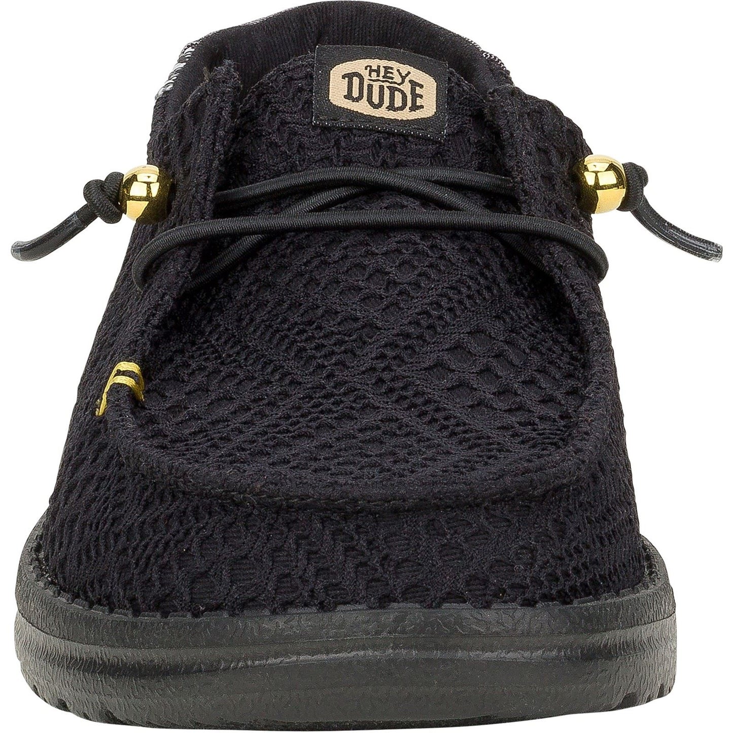 HEYDUDE Women's Wendy Boho Crochet Shoes in Black