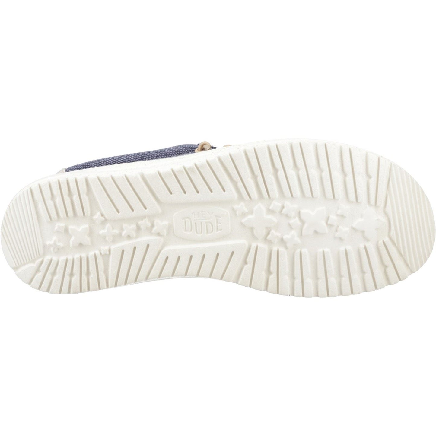 HEYDUDE Men's Wally Coastline Jute Shoe in Navy
