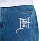 Ed Hardy Serpent Skull Graphic Relaxed Men's Mid Blue Jeans