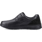 Hush Puppies Forde Touch Fastening Leather Men's Black Loafers