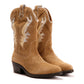 Osprey London The Louisville Leather/Suede Women's Mushroom Boots