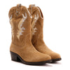 Osprey London The Louisville Leather/Suede Women's Mushroom Boots