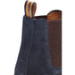 Base London Sussex Chelsea Boot Leather Men's Navy Boots