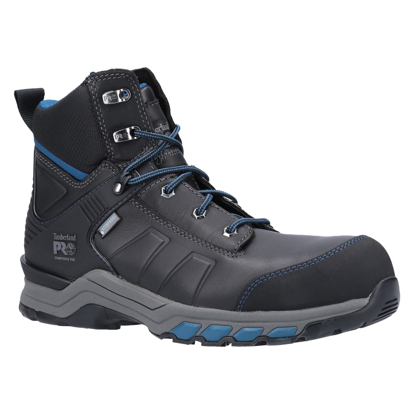 Timberland Pro Men's Hypercharge Composite Safety Toe Work Boot in Black/Teal