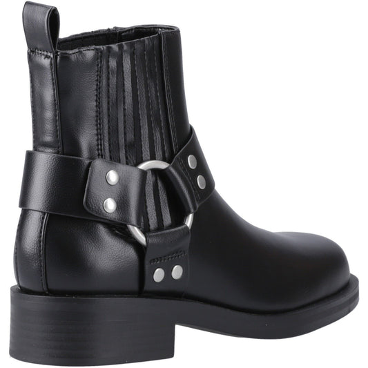 ONLY Women's Bax-2 Short Biker Boot in Black