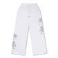 Ed Hardy Gothic Dragon Stone Wash Women's White Joggers