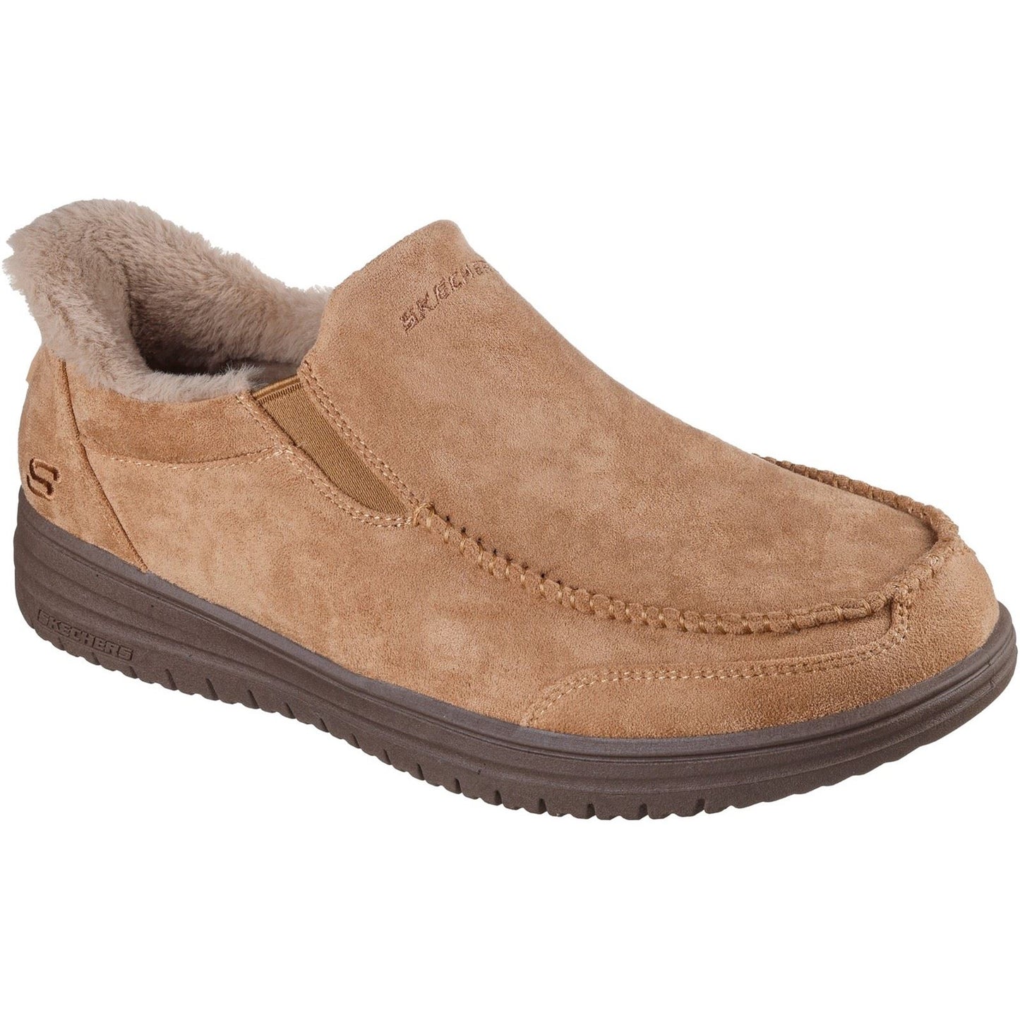 Skechers Murette Scofield Textile Men's Tan Slippers