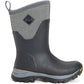 Muck Boots Women's Arctic Ice Mid Wellingtons in Black/Grey Geometric