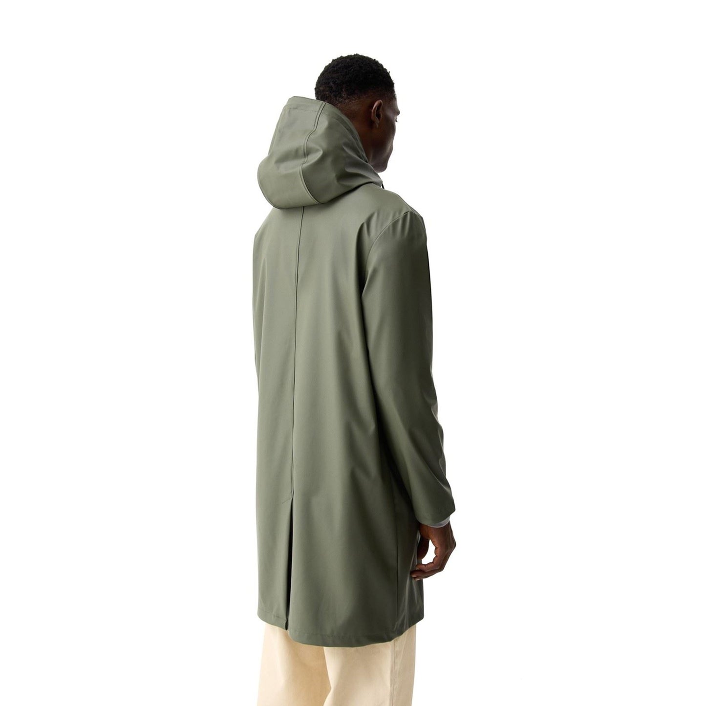 Hunter Andrea PU Rain Coat Unisex Adults Green Rain Coat