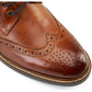 Base London Bristol Leather Men's Burnt Tan Brogues Shoes