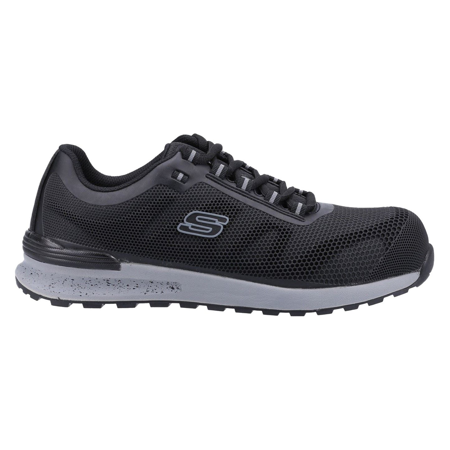 Skechers Workwear Bulklin Bragoo Textile Men's Black Safety Trainers