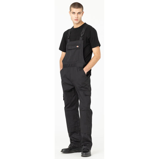 Dickies Everyday Bib and Brace Polyester Men's Black Work Overall