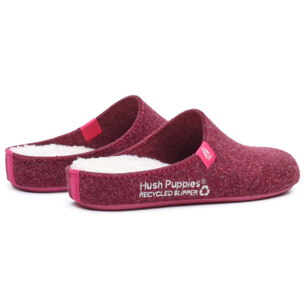 Hush Puppies The Good Slipper Polyester Women's Bordeaux Slippers