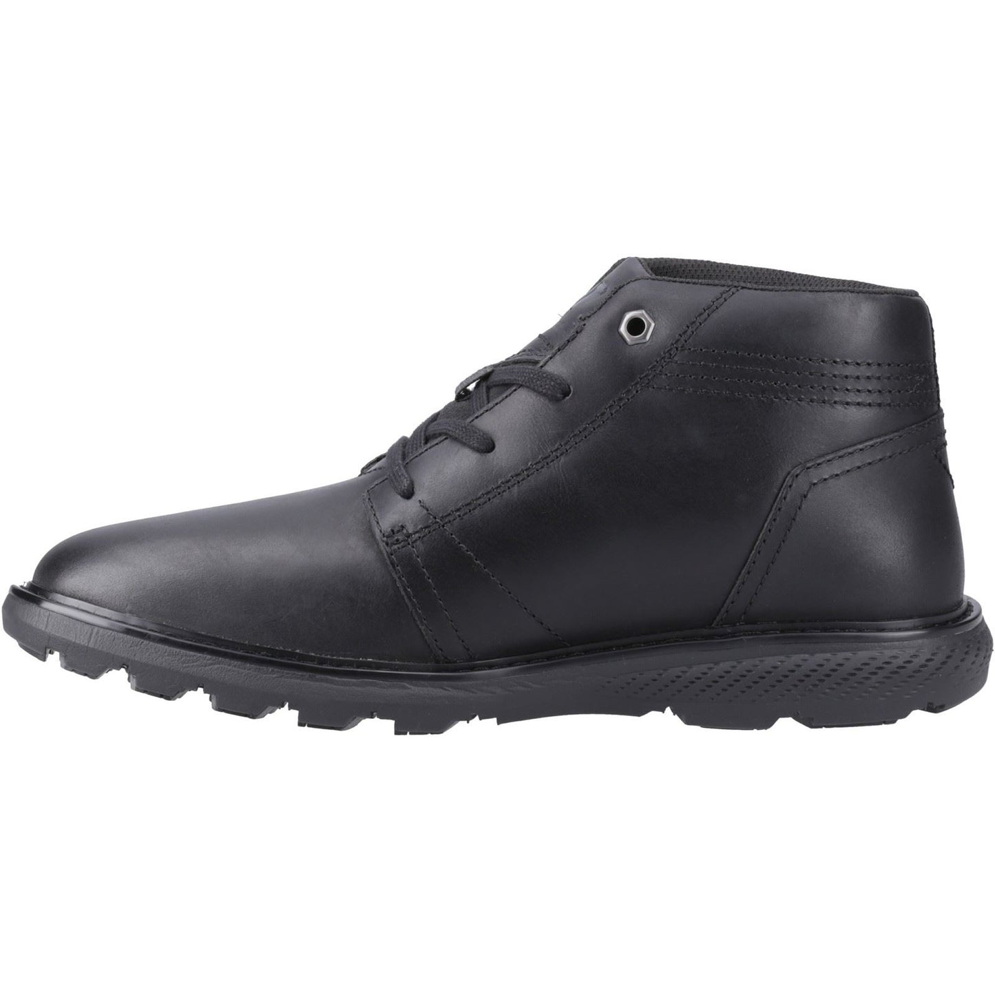 CAT Lifestyle Trey 2.0 Leather Men's Black Ankle Boots