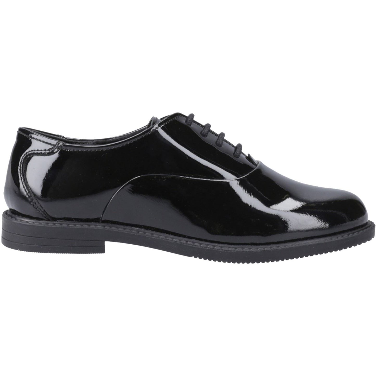 Hush Puppies Nellie Patent Leather Black Oxford Shoes