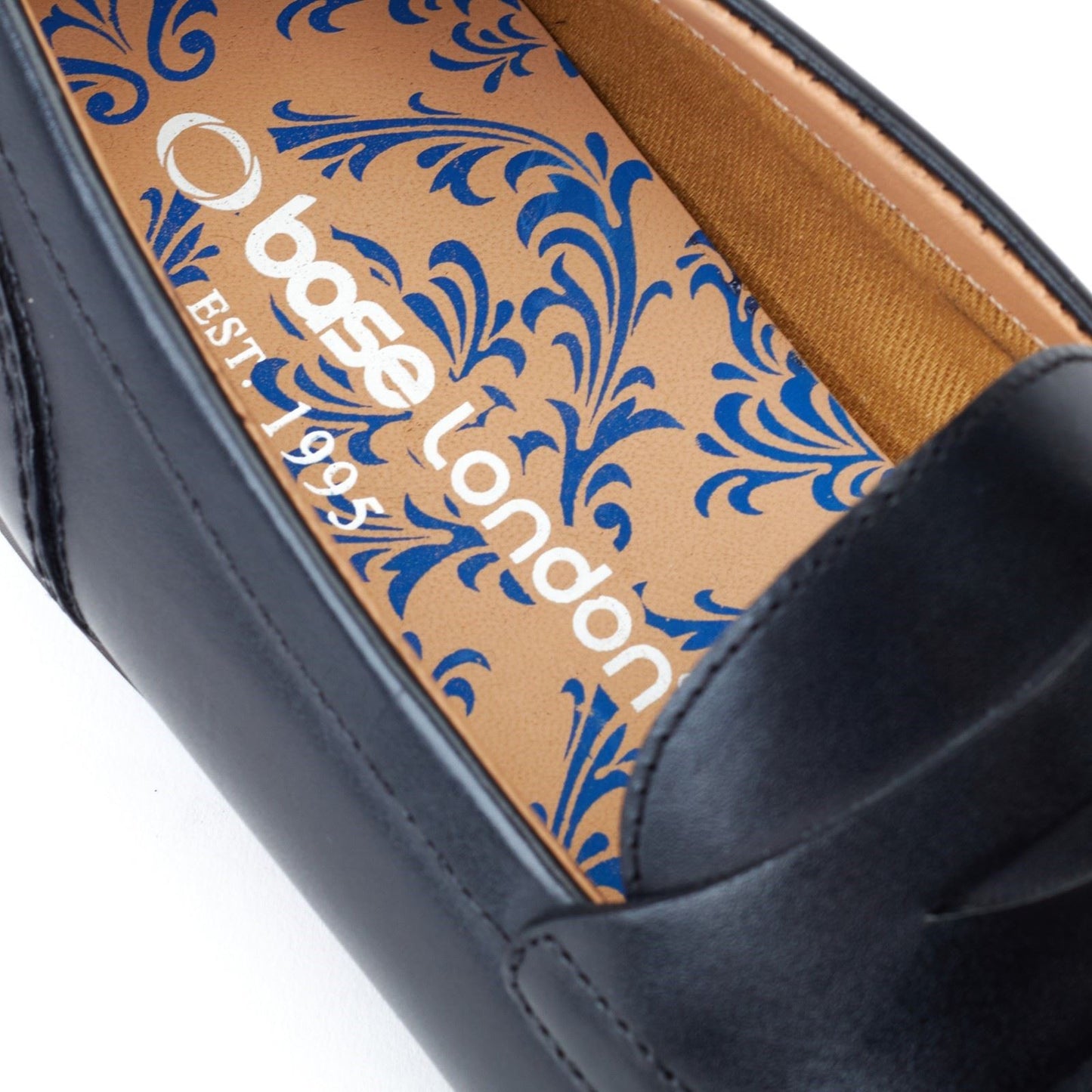 Base London Men's Bruno Penny Loafer in Black