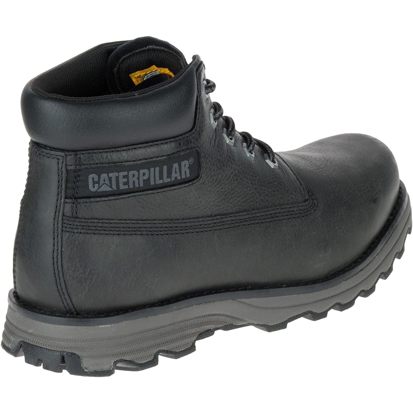 CAT Lifestyle Founder Nubuck Leather Men's Black Ankle Boots