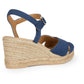 Geox Women's D Gelsa Low C Sandals in Navy