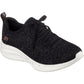 Skechers Women's Ultra Flex 3.0 - Let's Dance Shoe in Black/Rose Gold