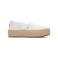 TOMS Women's Valencia Espadrille in White
