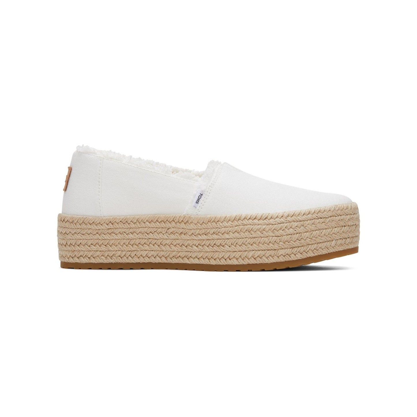 TOMS Women's Valencia Espadrille in White