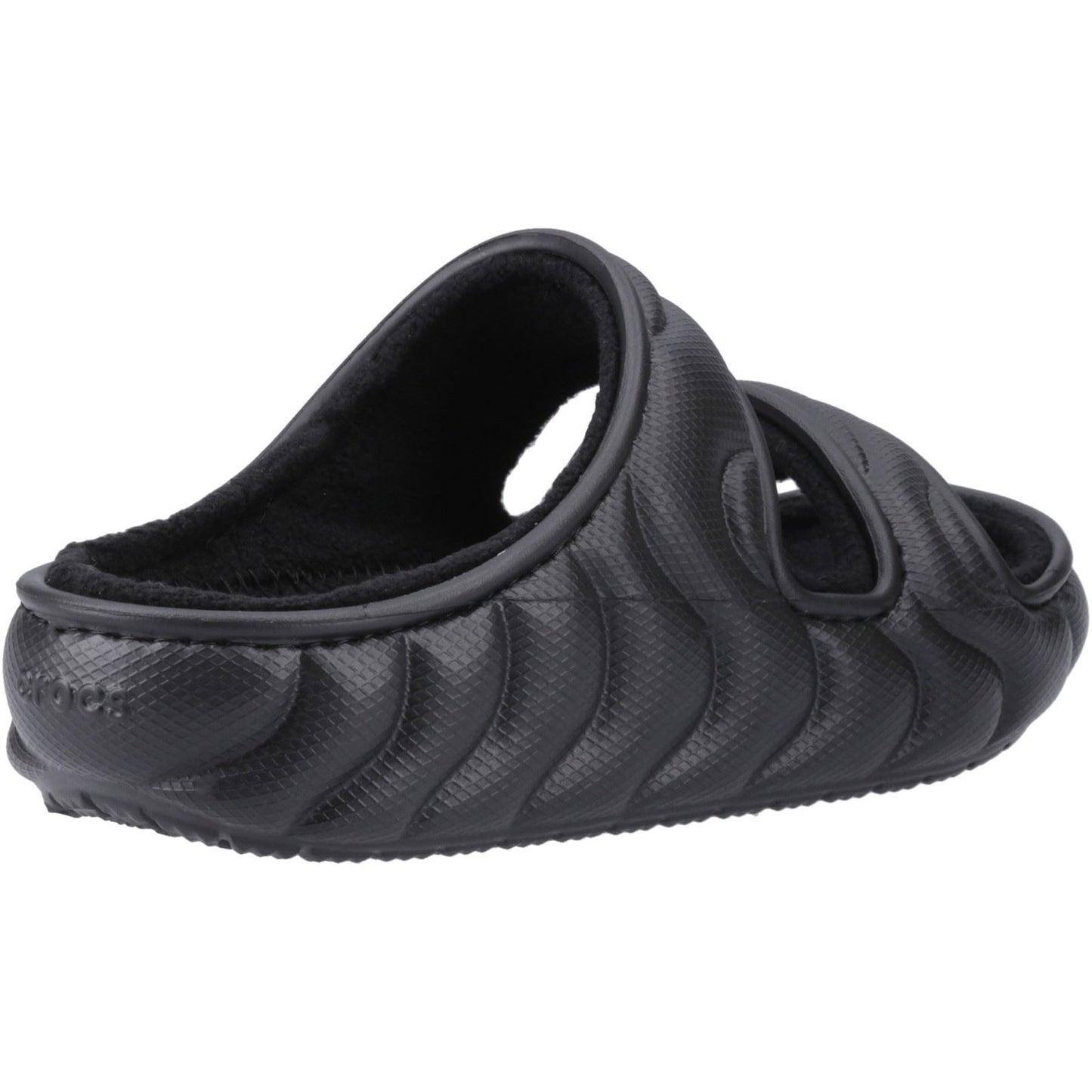 Crocs Women's Classic Cozzzy Overpuff Sandal in Black